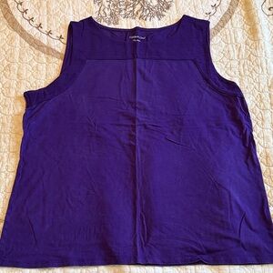 Columbia Deep Violet Sleeveless Tank Top